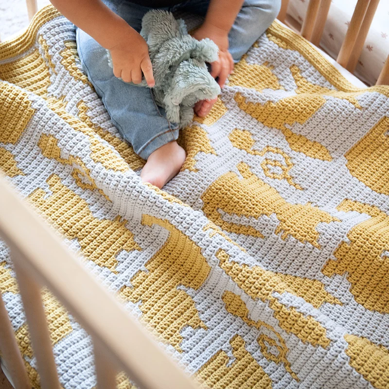 Cozy Cats Babydecke Häkelpaket – CrazyCrochetCatlady