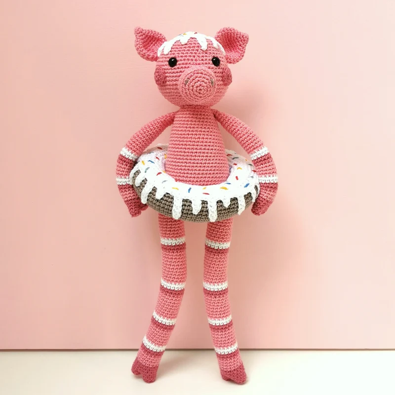 Suus, das süße Schweinchen – Häkelpaket – Mrs. Milly