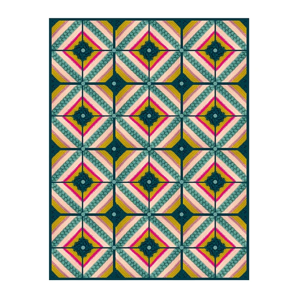 Häkelpaket „Special Square“ – Decke