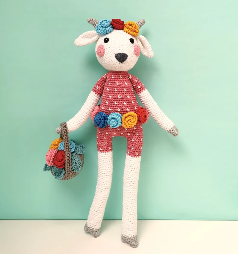 Häkelpaket „Bibi, das Blumenzicklein“ – Mrs. Milly