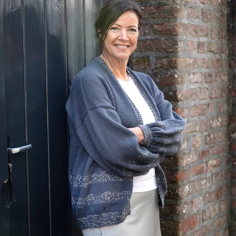 Strickpaket „Joy Glamour“ – Jacke