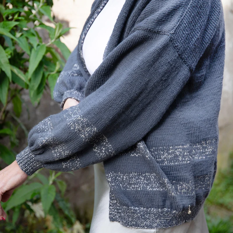 Strickpaket „Joy Glamour“ – Jacke