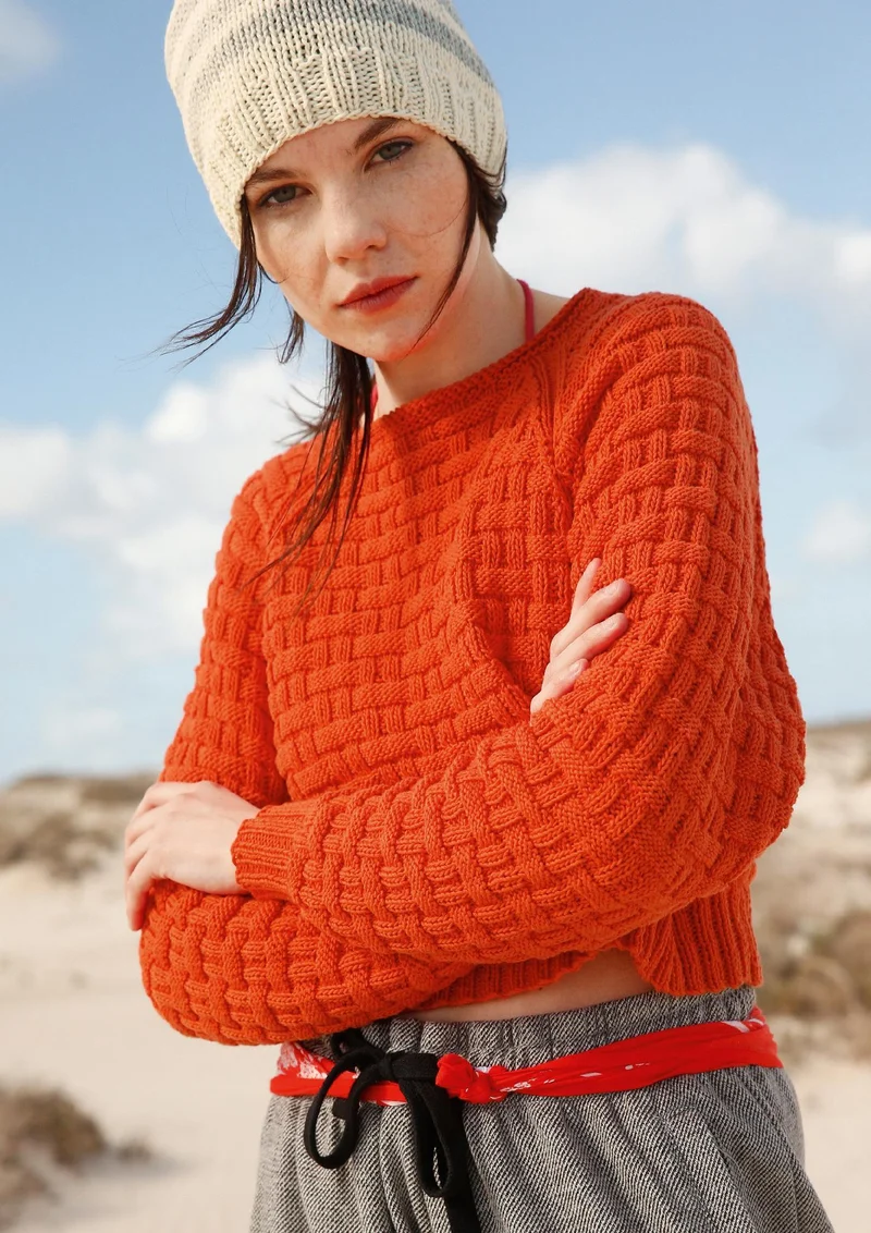 Strickanleitung - Kurzer Raglanpullover