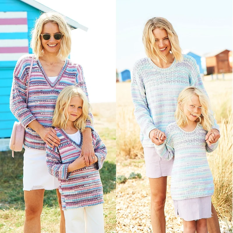 Strickanleitung Stylecraft You & Me DK Nr. 9823 Pullover