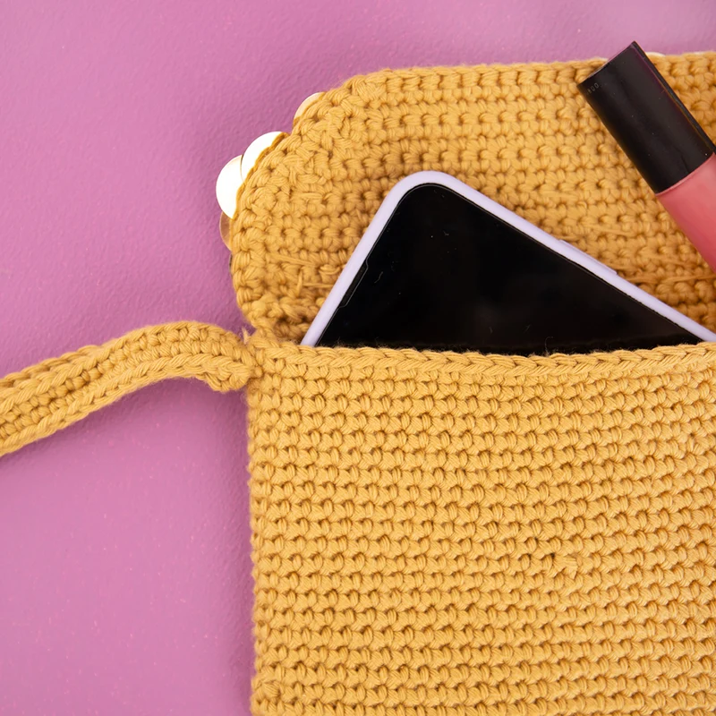 Häkelpaket für eine Pailletten-Clutch