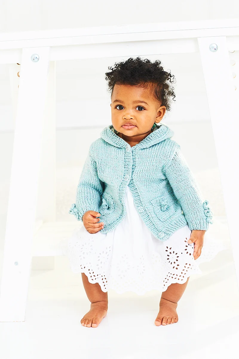Strickanleitung für Stylecraft Baby Sparkle Jacken