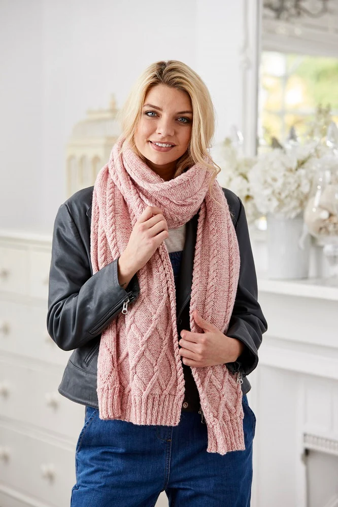 Strickanleitung Stylecraft Batik DK Nr. 9423 Pullover und Schal