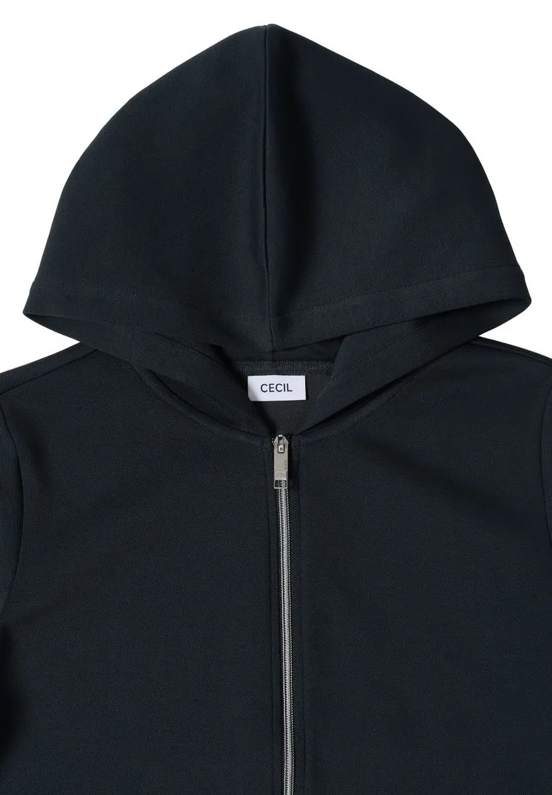 Kapuzenjacke mit seitlichen Tunnelzügen