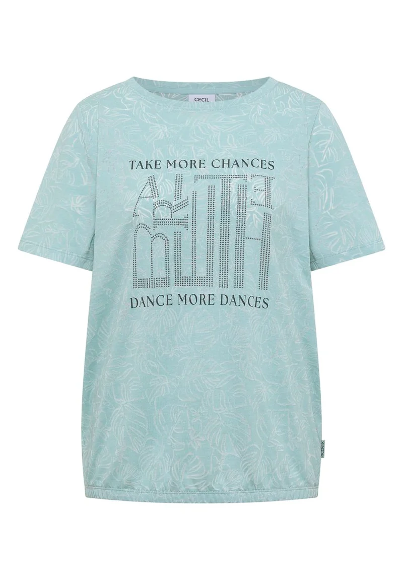 T-Shirt in Ausbrenner-Optik