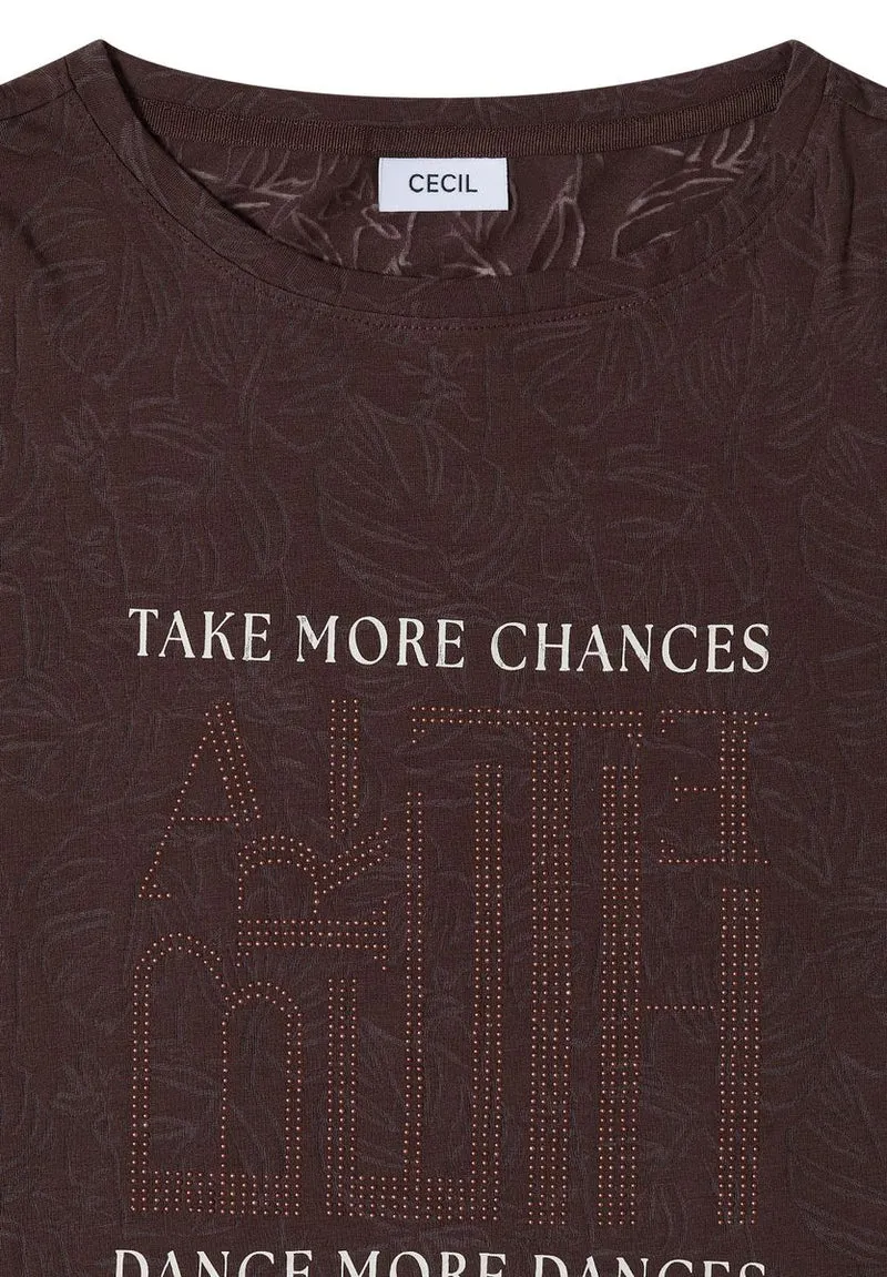 T-Shirt in Ausbrenner-Optik