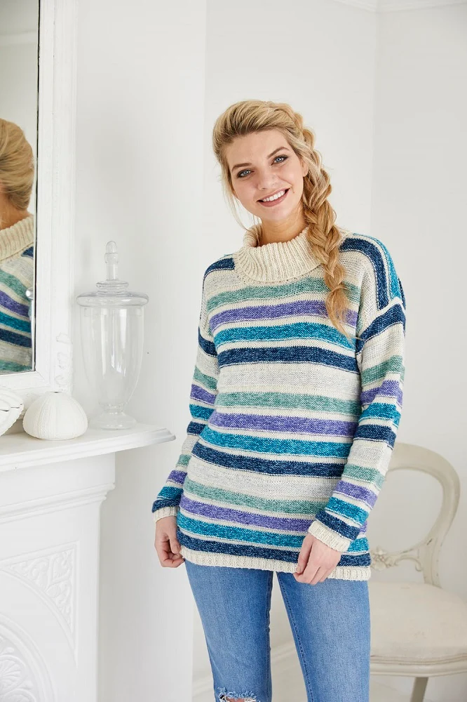 Strickanleitung Stylecraft Batik DK Nr. 9422 Pullover und Jacke