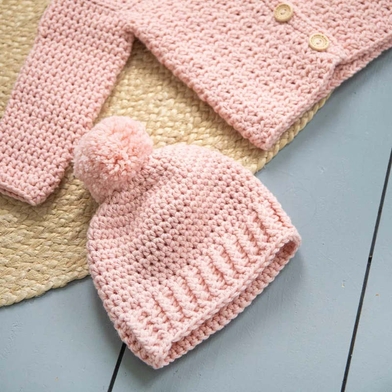 Happy Baby Mütze – Häkelpaket