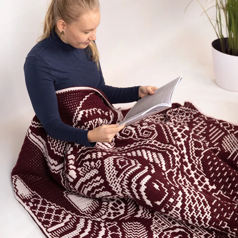 Zen Tangle Rhino – AdO Crochet Häkelpaket „Interlocking“