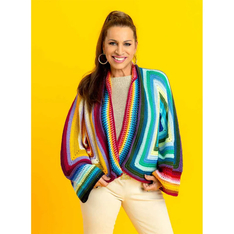 Karin Bloemen Teetassen-Strickjacke – Garnpaket