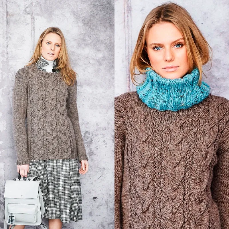 Strickanleitung Stylecraft Special Aran With Wool Nr. 9662: Pullover und Rollkragen-Schals