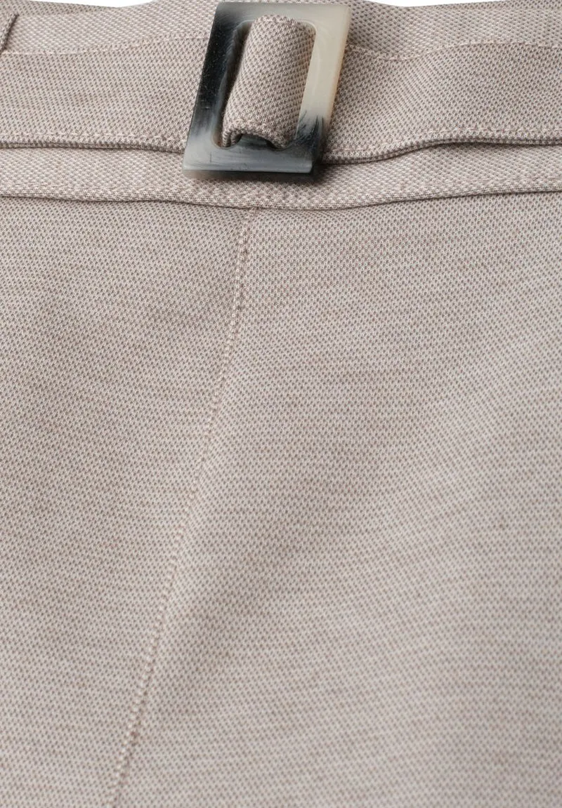 High Waist Culotte mit Schnallendetail