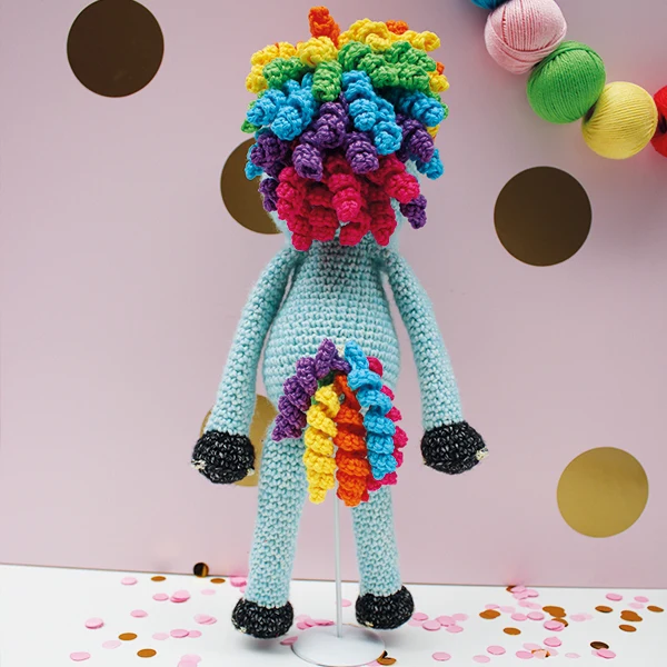 Häkelpaket für ein Einhorn-Kuscheltier