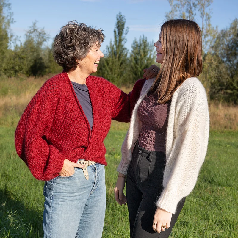Cloudlight Cardigan – Garn- und Häkelpaket