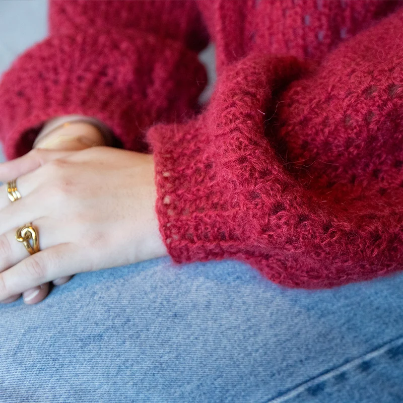 Cloudlight Cardigan – Garn- und Häkelpaket