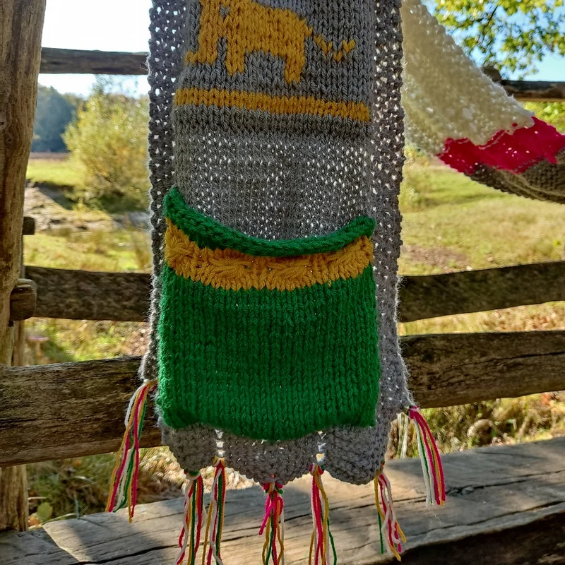 Strickanleitung „African Elephant Scarf“
