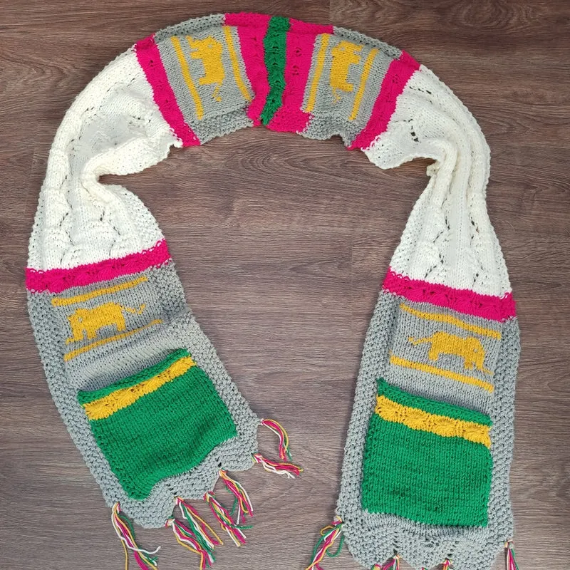 Strickanleitung „African Elephant Scarf“