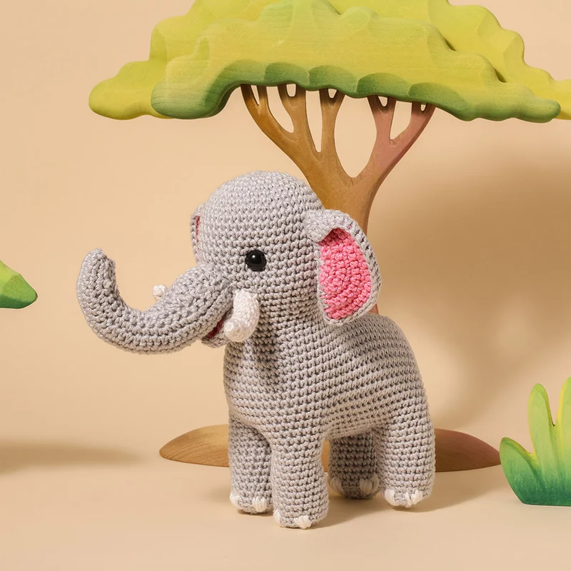 Häkelpaket „Elefant Olivier“ – YarnZoo