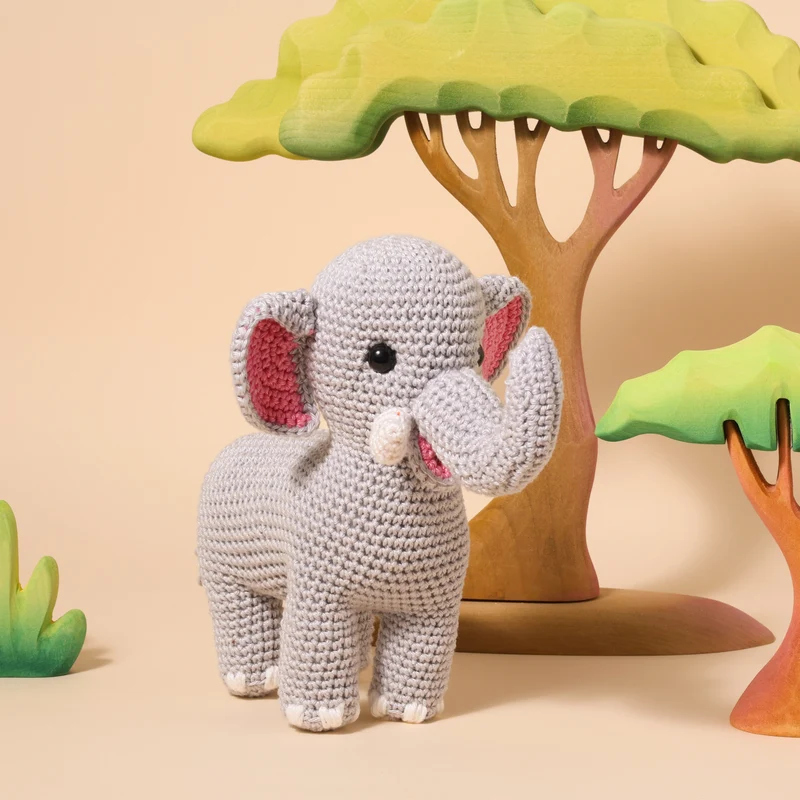 Häkelpaket „Elefant Olivier“ – YarnZoo