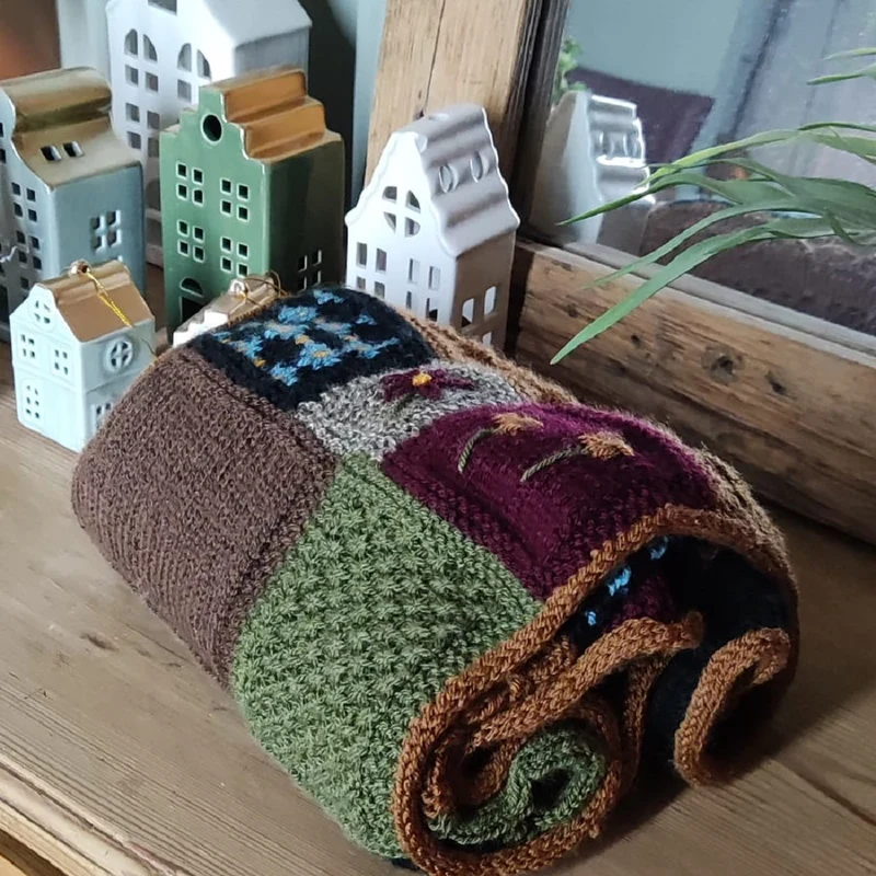 Strickanleitung: Der Schal aus Probestücken