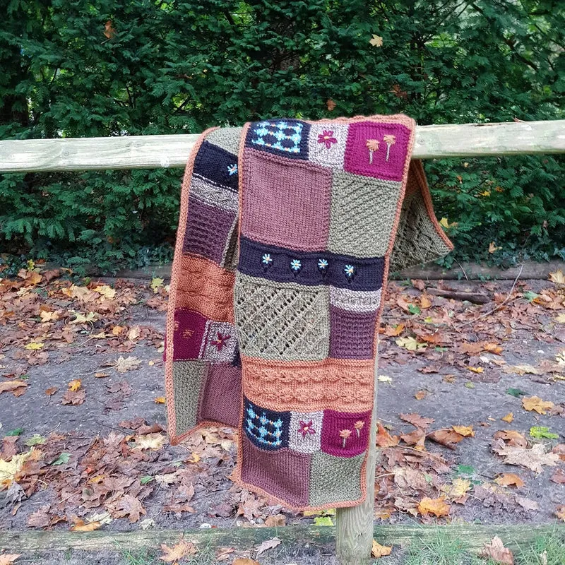 Strickanleitung: Der Schal aus Probestücken