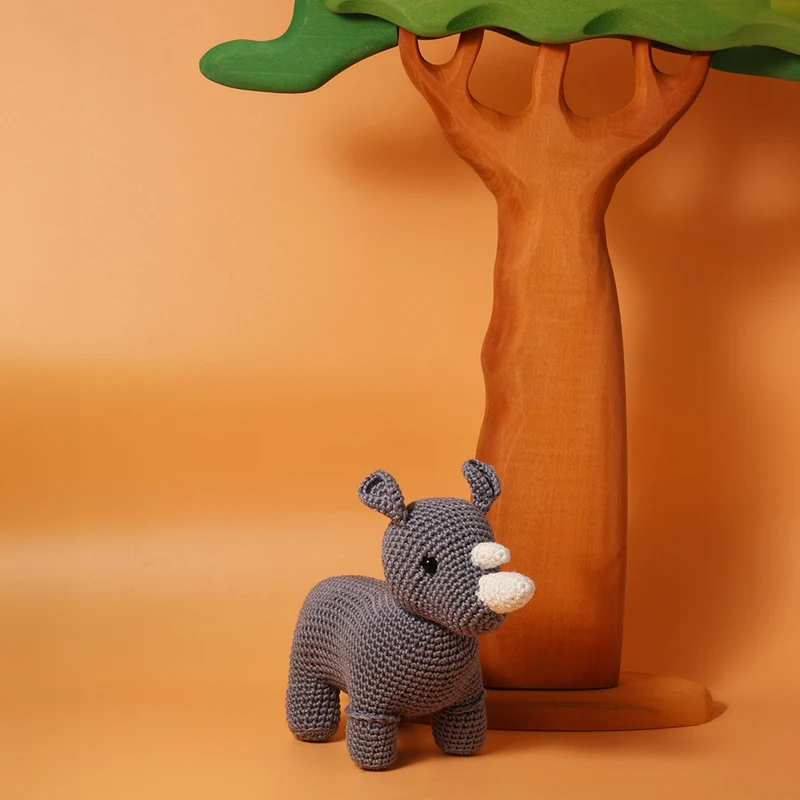 Häkelpaket „Noah, das Nashorn“ – YarnZoo