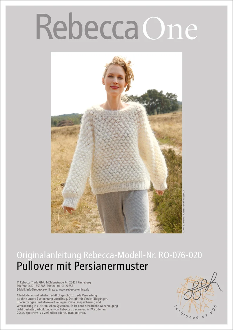 Strickanleitung - Pullover mit Noppen