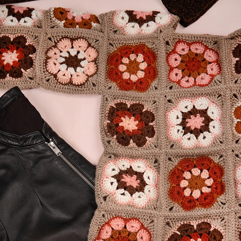 Häkelpaket „African Granny Sweater“ – Abschlussmaschen