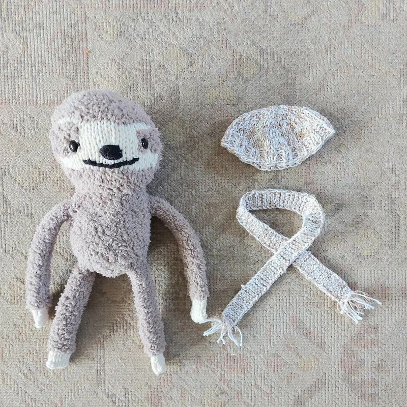 Strickanleitung „Lotje, das Faultier“