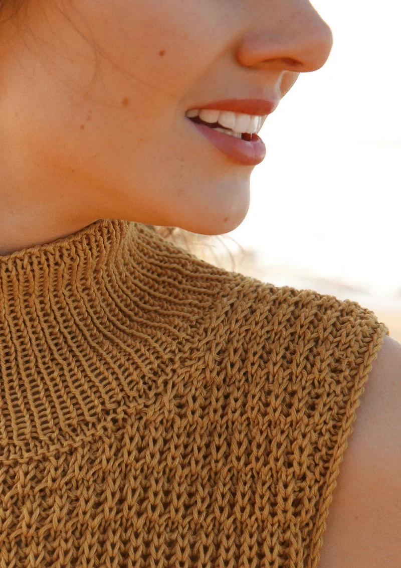Strickanleitung - Pulli mit Halbpatent-Rippen