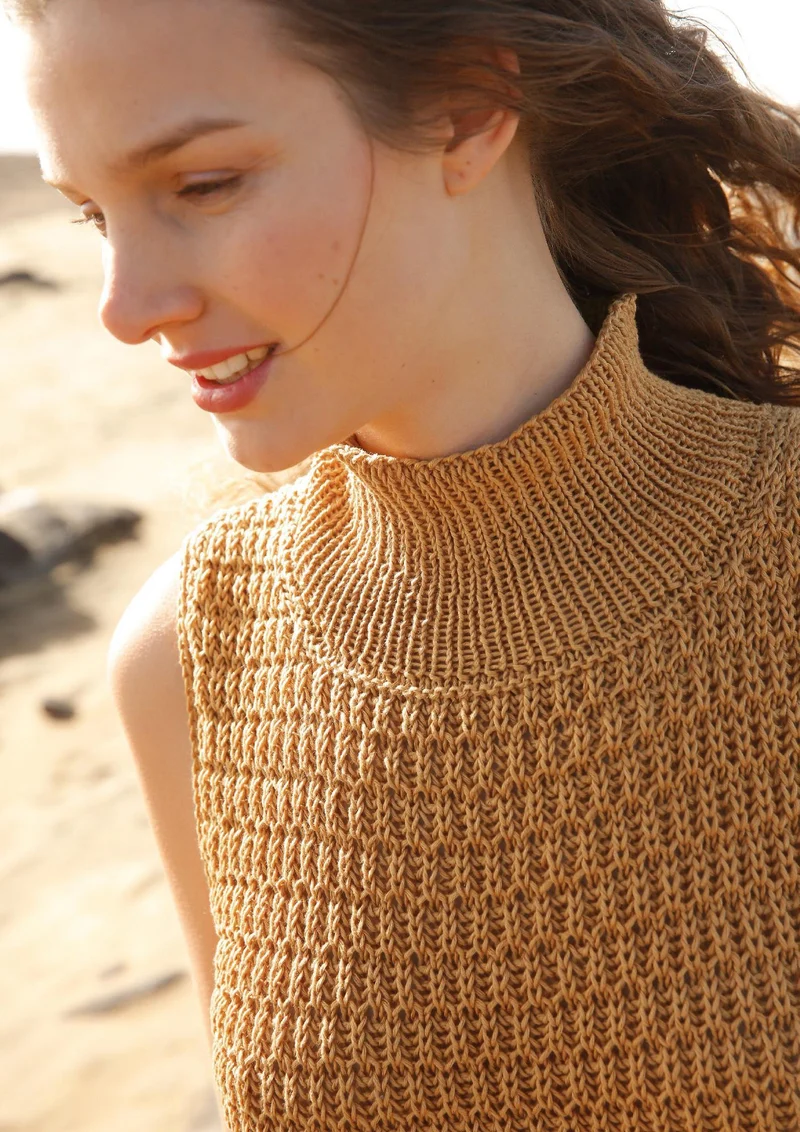 Strickanleitung - Pulli mit Halbpatent-Rippen