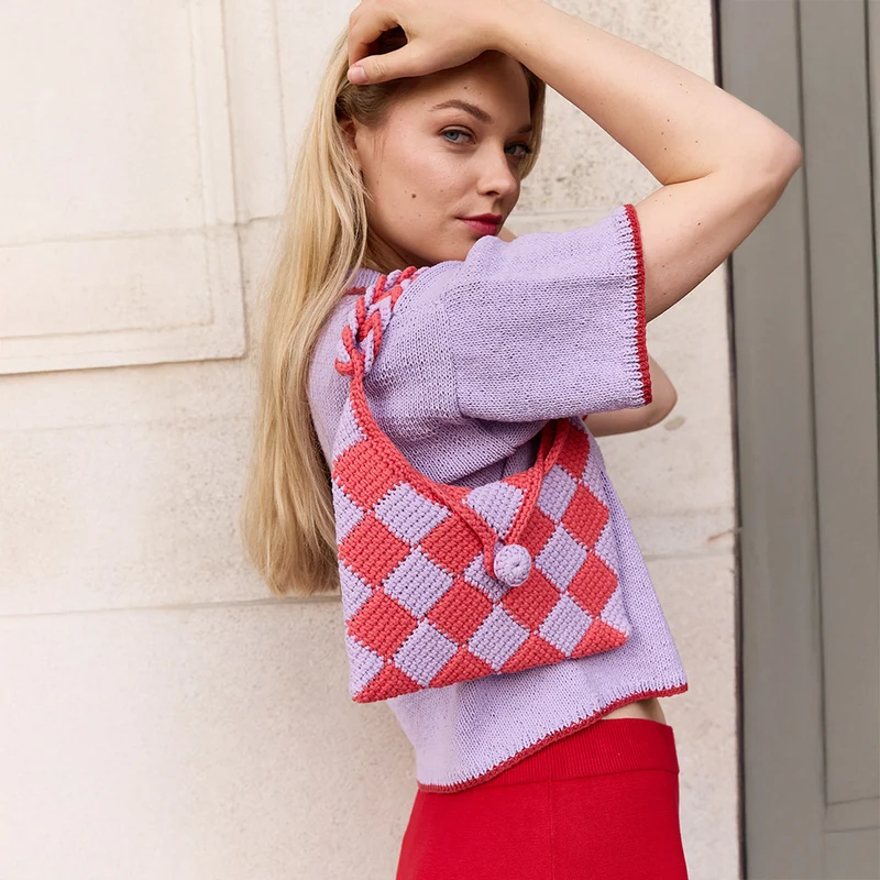 Mixed up Frühlings-Polo – Schnittmuster, Garn und Strickpaket