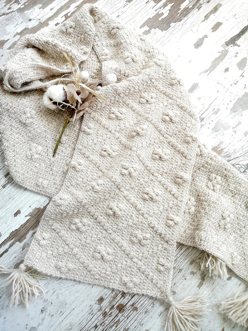 Wanderling-Schal – „One Skein of Love“-Häkelpaket