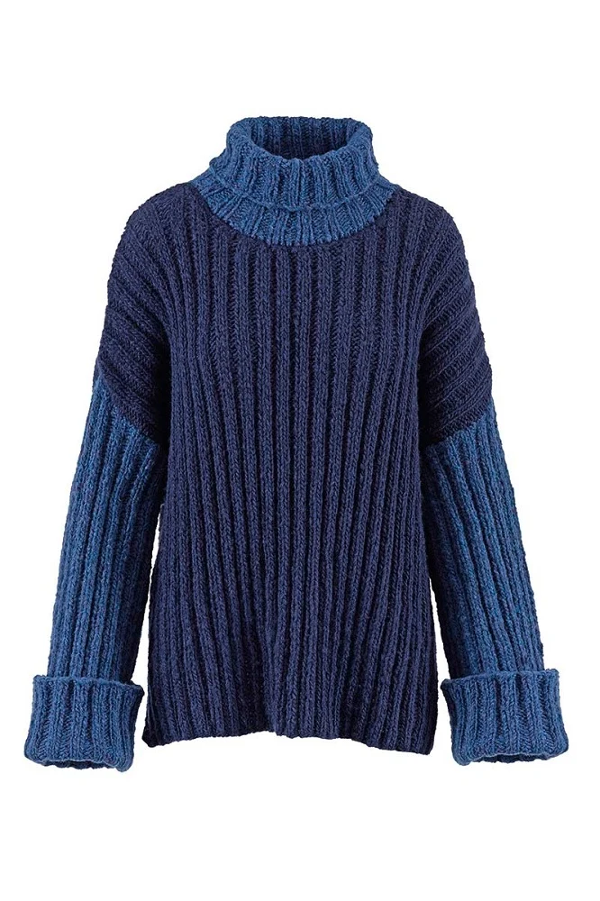 Strickanleitung „Teasing Tides“-Pullover