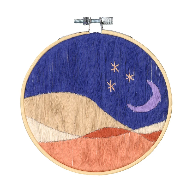 Restyle-Stickpaket „Wüste mit Mond“, rund, 12,7 cm