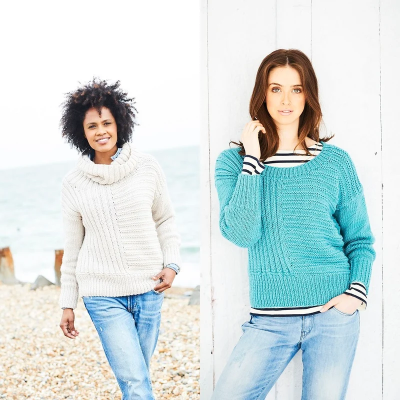 Strickanleitung Stylecraft Bellissima Chunky Nr. 9690 Pullover