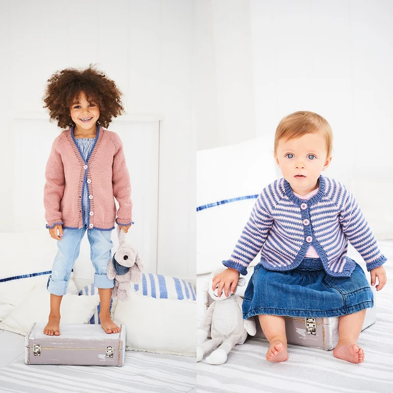 Strickanleitung Stylecraft Bambino DK Nr. 9602 Kinderjacken (digital)