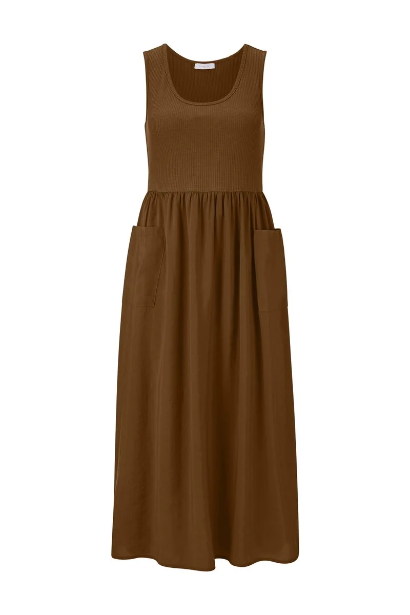 Scuba Mat Mix Parachute Dress