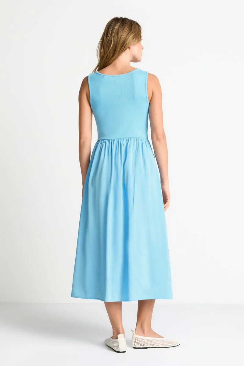 Scuba Mat Mix Parachute Dress