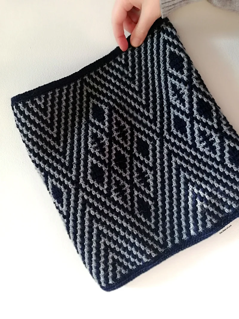 Little Diamonds Cowl – „One Skein of Love“-Häkelpaket