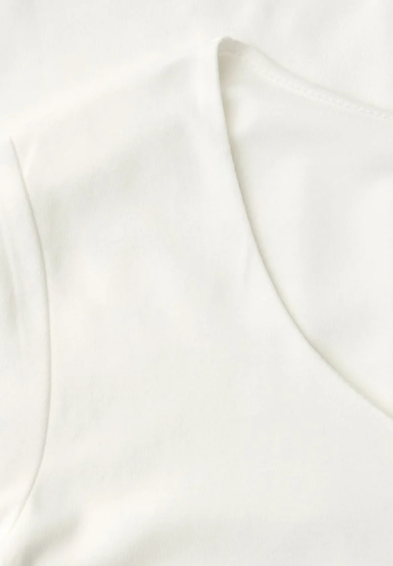 Basic T-Shirt mit Herzausschnitt