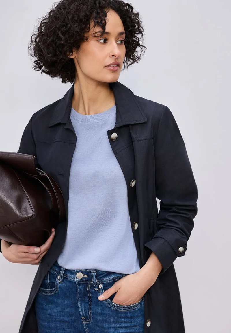 Kurzarm Pullover mit Rundhals