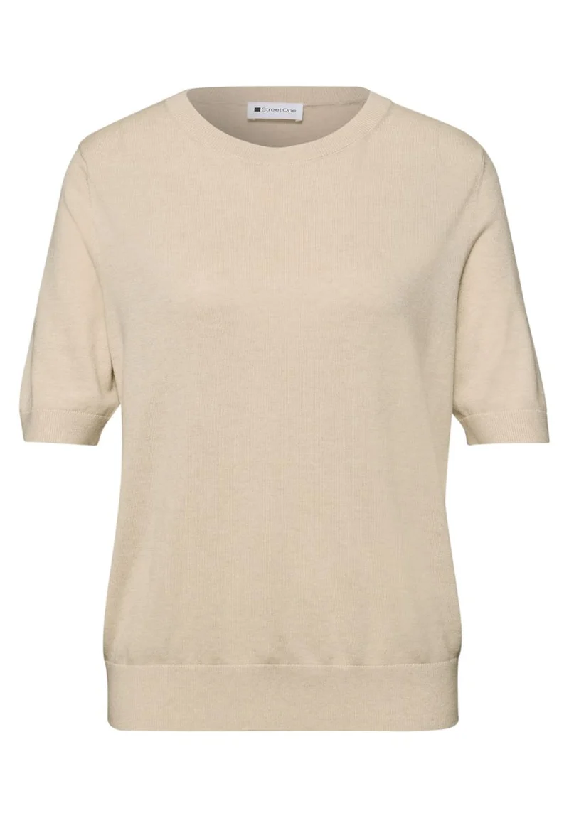 Kurzarm Pullover mit Rundhals