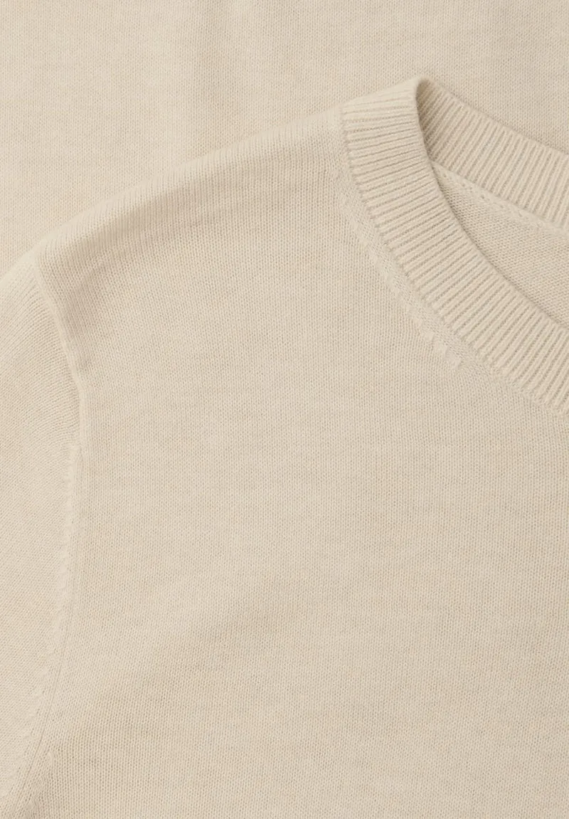 Kurzarm Pullover mit Rundhals
