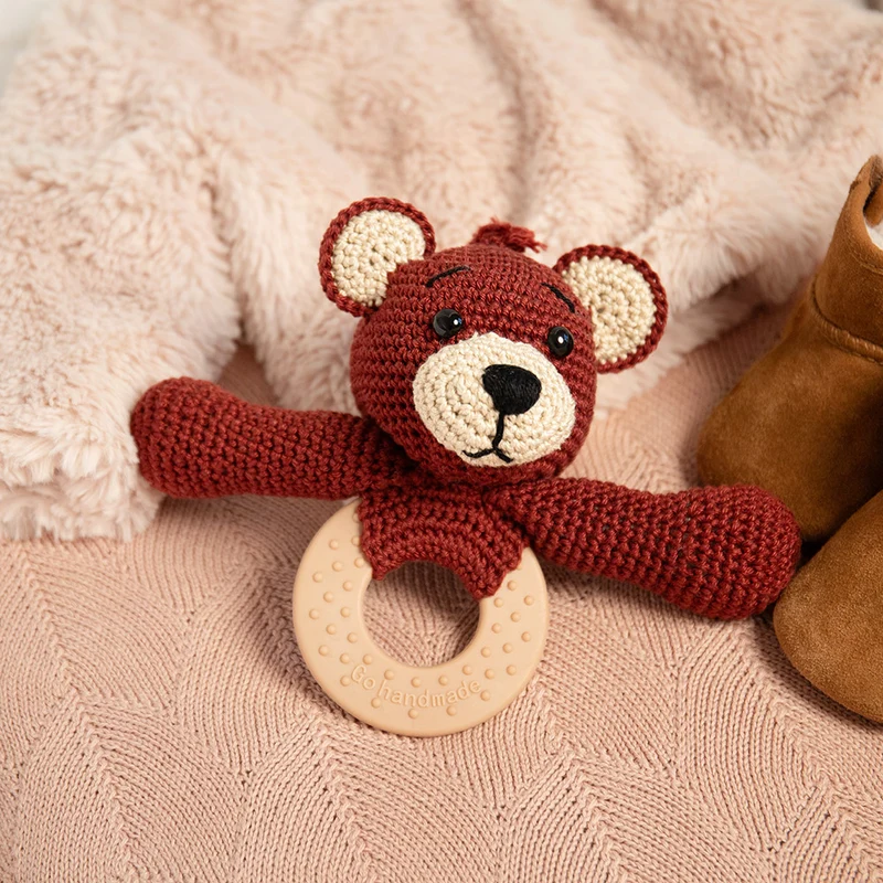 Bären-Rassel – Go Handmade Sensory Kit Häkelpaket