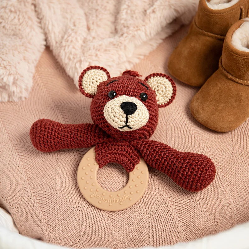 Bären-Rassel – Go Handmade Sensory Kit Häkelpaket